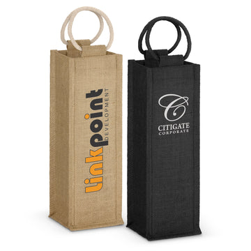 Jute Single Bottle Bag