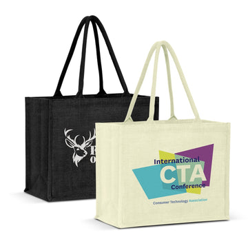 Torino Jute Tote Bag - Colored