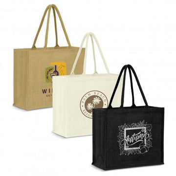 Modena Jute Tote Bag - Colored