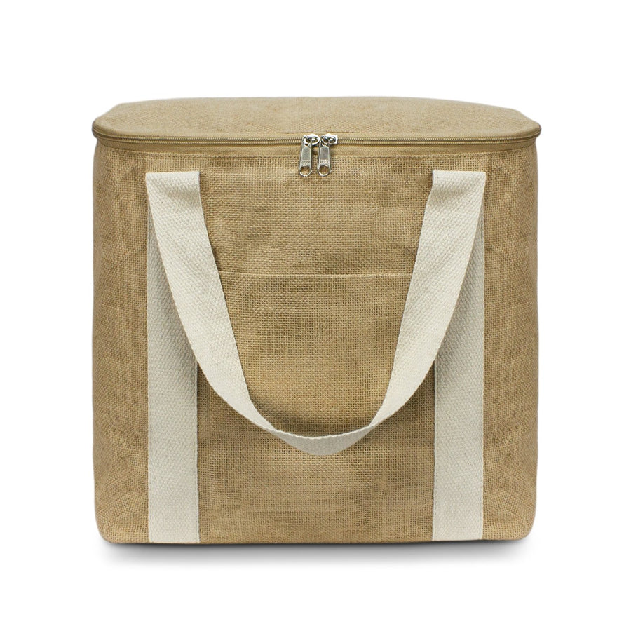 Jute Cooler Bag - Large