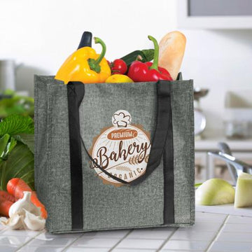 Non Woven Super Shopper Heather Tote Bag