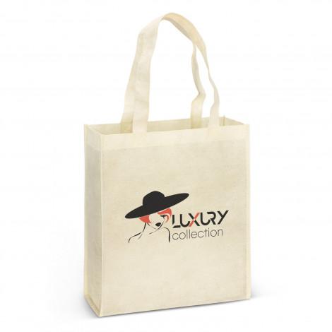 Non Woven Kira A4 Tote Bag - Natural Look