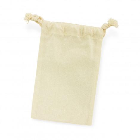 Calico/Cotton Drawstring Pouch- Small