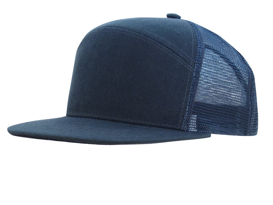 Premium American Twill A Frame Cap with Mesh Back