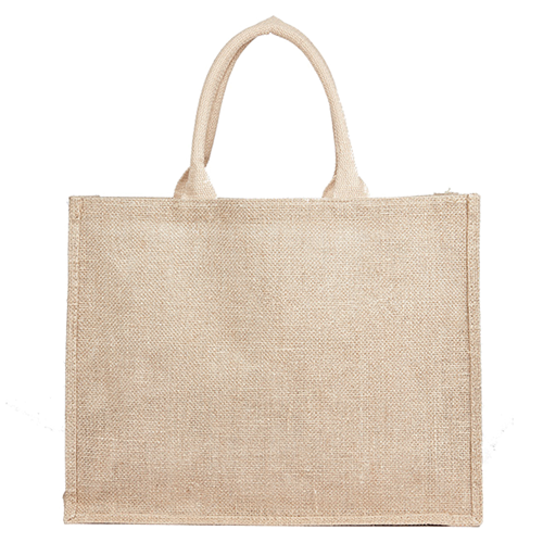 Jute Hessian Shopping Bag - Natural