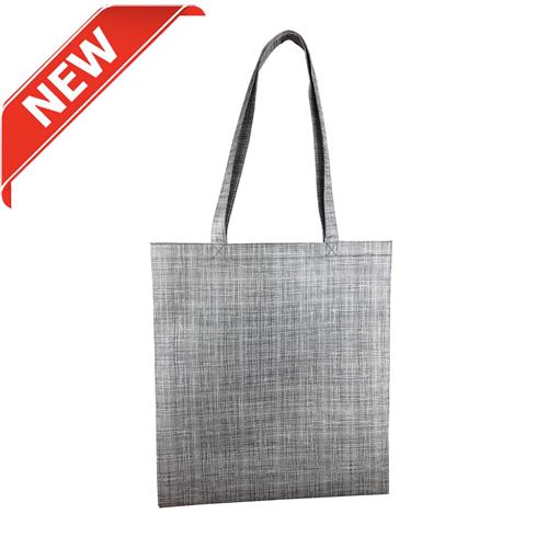 Silver Line Patterned Non Woven Bag Without Gusset