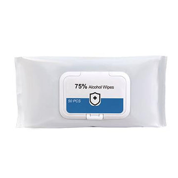 75% Alcohol Wet Wipes - 50PC Pack