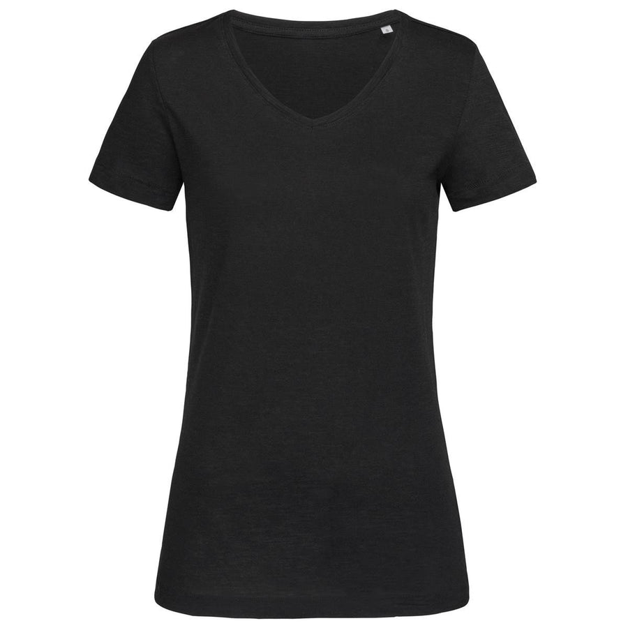 WOMEN'S SHARON SLUB V-NECK